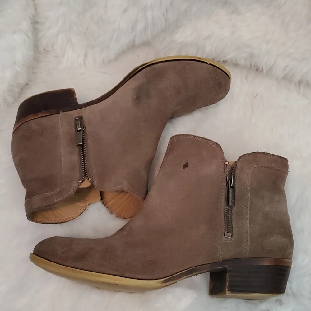 Lucky Brand Suede Ankle Booties